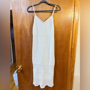 Chic Cream Strapless Dress